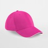 Cap - mod. B20:Fuchsia, 100% cotton, White, One Size
